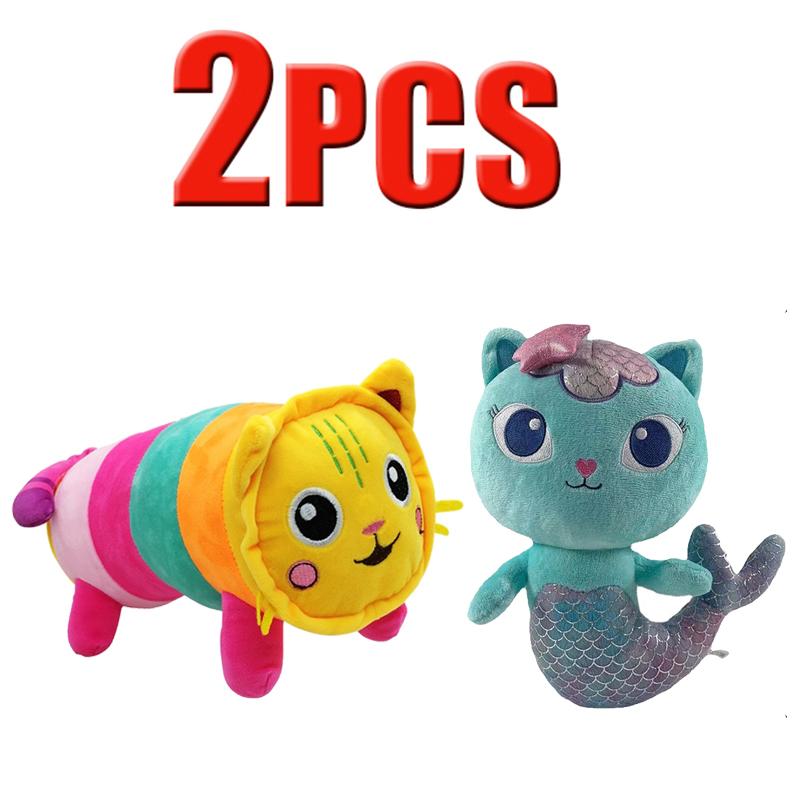 ## in Gabby Dollhouse Plush Toy Mercat Cartoon Stuffed Animals Smiling Cat Car Cat Hug Gaby Girl Dolls Kids Birthday Gifts