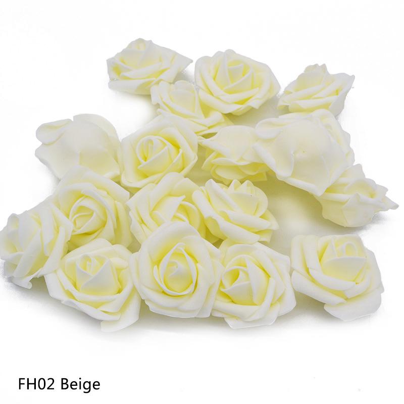 Дешевые 20 шт. разноцветных пенопластовых розовых цветков, искусственный букет роз, ручная работа, украшение для дома, праздничная вечеринка, альбом для вырезок