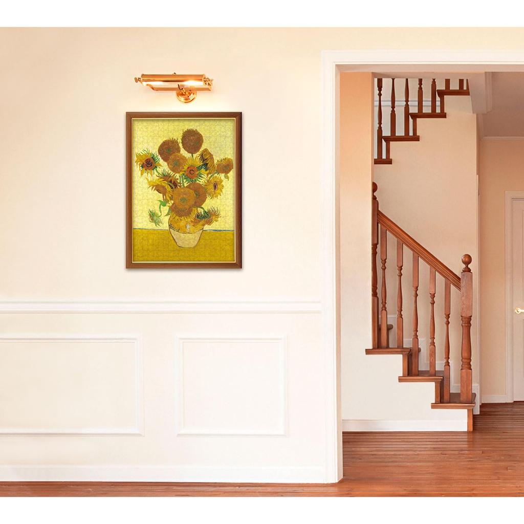 APPLEONE Подсолнухи от Ван Пазл x 38 Сделано в Японии 500-330 Гог, 500 деталей (53 см), [Галерея шедевров]