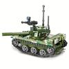 Сборные Строительные Блоки Основной Боевой Танк Игрушка Модель Бронированной Машины Современная Военная Серия Солдат Армия Игрушка Подарок