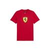 Ferrari Logo Casual Crew Neck T-Shirt Men Tops Racing-Red 623805-02