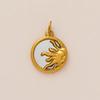 Подвеска-пчела с медом из нержавеющей стали 18K Gold - Аксессуар для DIY