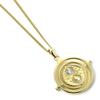 Harry Potter sterling silver Gold Plated Time Turner Necklace with crystal Elements