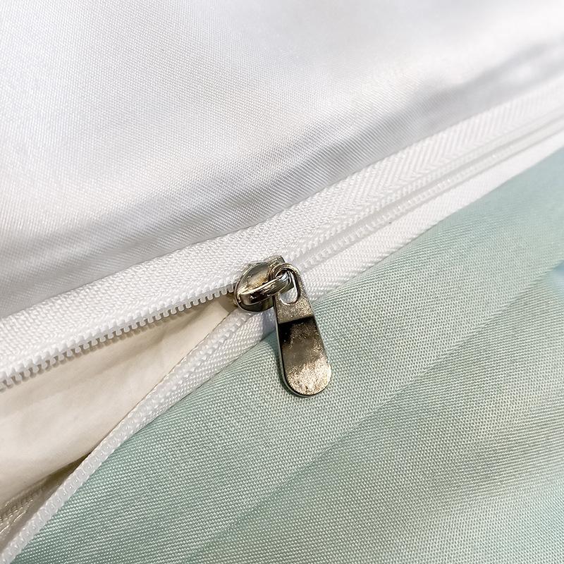 Комплект из четырех предметов из стираного шелка, высококачественное постельное белье из ледяного шелка, вышитое одеяло, покрывало, простыня, комплект из трех предметов