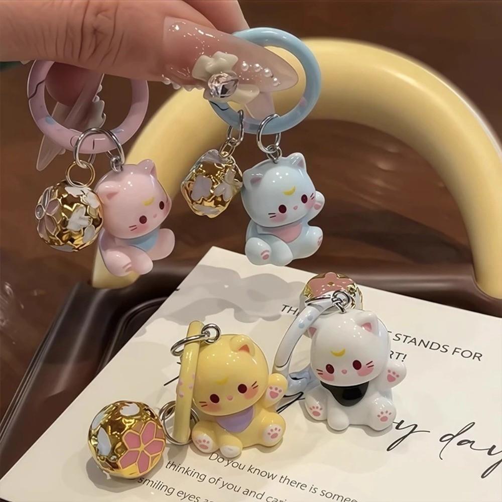 Resin Sweet Keyring Cartoon Design Korean Keychain Fashion Cute Bag Pendant Bag Accessories