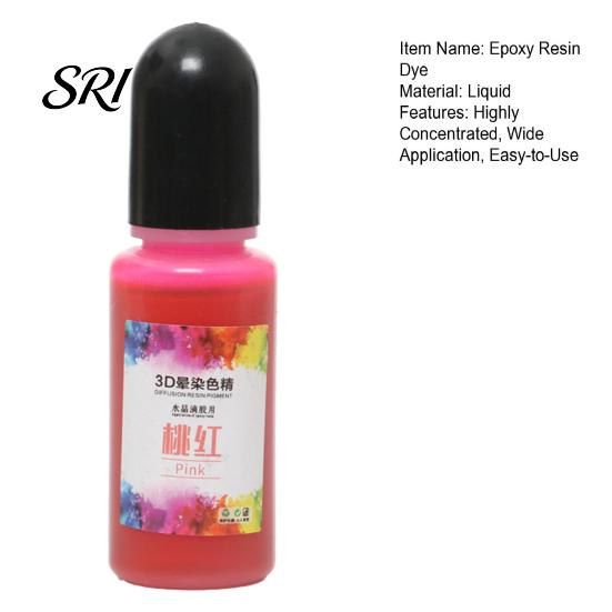 Epoxy Resin Color Pigments 10ml Dye Highly Concentrated Colorant Liquid Coloring for DIY Crafts Pigment AB Jewelry Making And Craft