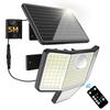 HAARAY Solar Outdoor Sensor Solar 3 Levels of 3 Intelligent High Human Automatic Solar IP65 Wall Garden Suitable for Parking and Power Japanese