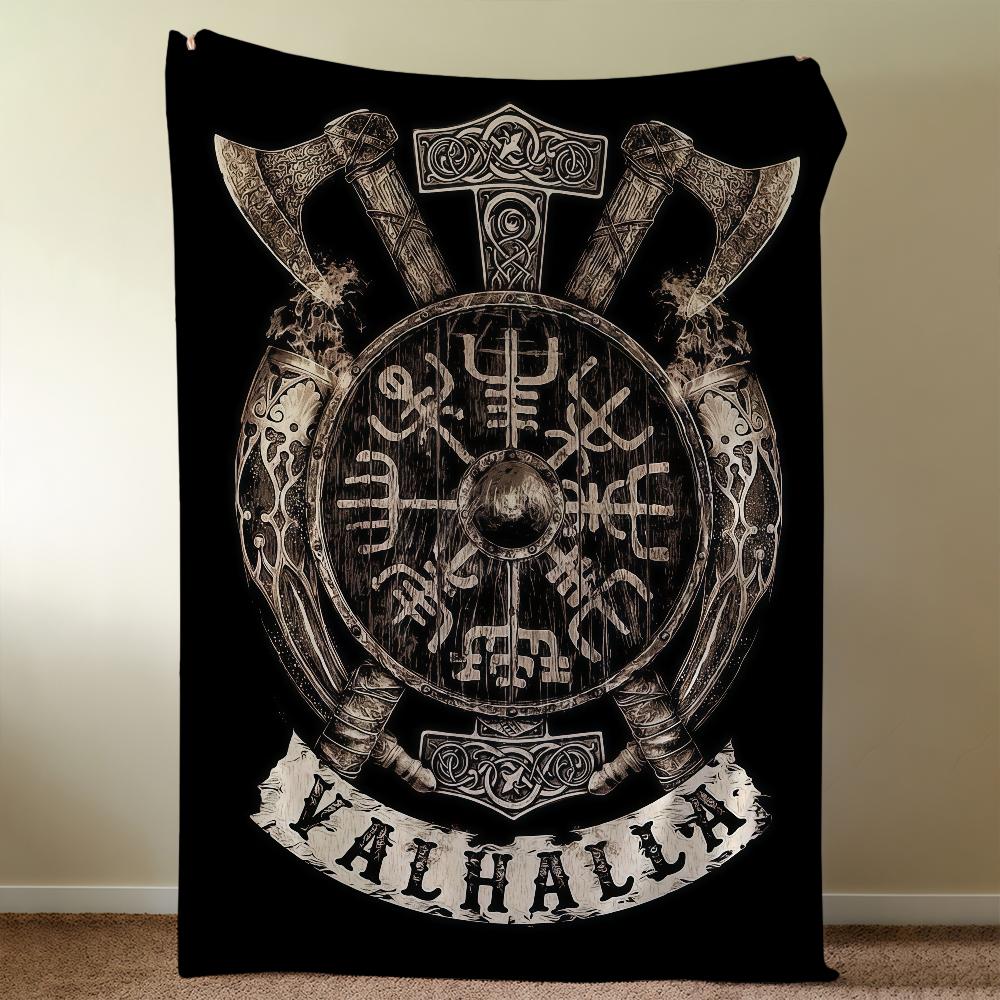 V-VegvisirS-ES V-VikingS-ES Модное одеяло-плед Суперуютный Плюшевый Гостиная Диван Диван Детские Подарки на День Рождения
