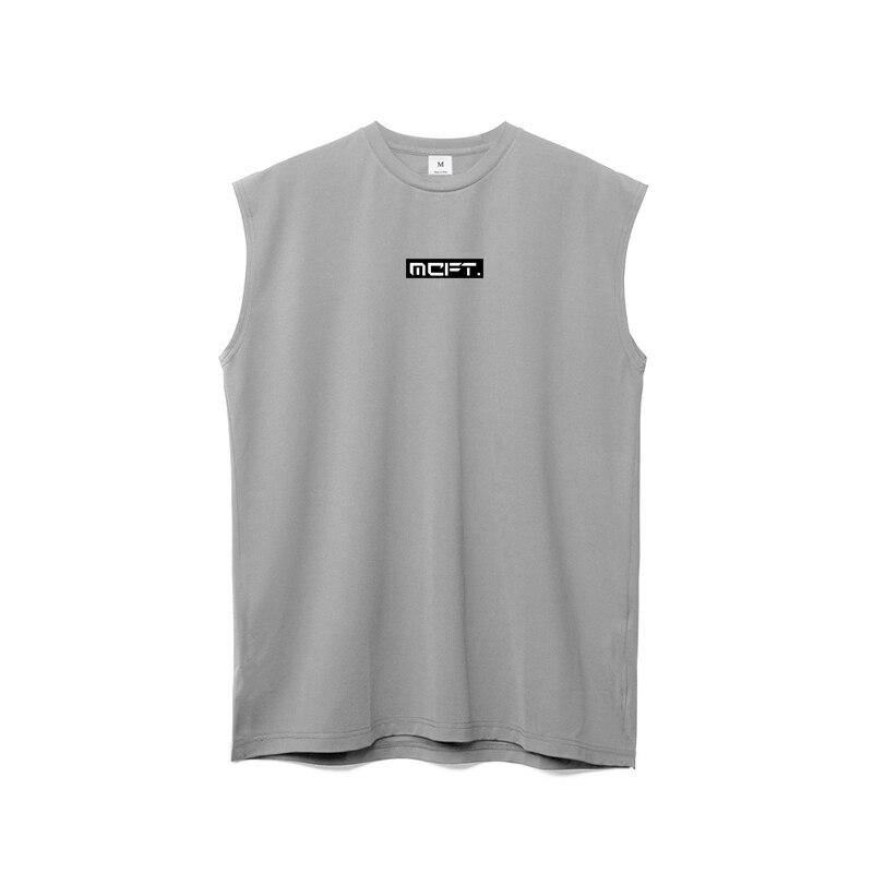 Muscleguys Sports T-shirt Breathable Running Training Fitness Vest Men's Casual Outerwear
