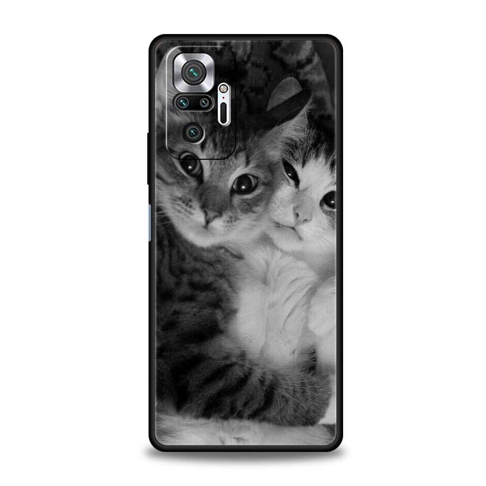 Чехол для телефона для Xiaomi Redmi Note 14 13 12 5G 11 10 Pro Plus 4G 9S 9 14C 13C 12C 10C 9C 9A Мягкий ТПУ чехол Мультяшный Забавный Кот Питомец Собака