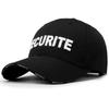 New Securite Baseball Cap SECURITY Cool Black Embroidery Men Cap Baseball Cap Caps Hat Uniform Cool Caps Hat for Adult Men