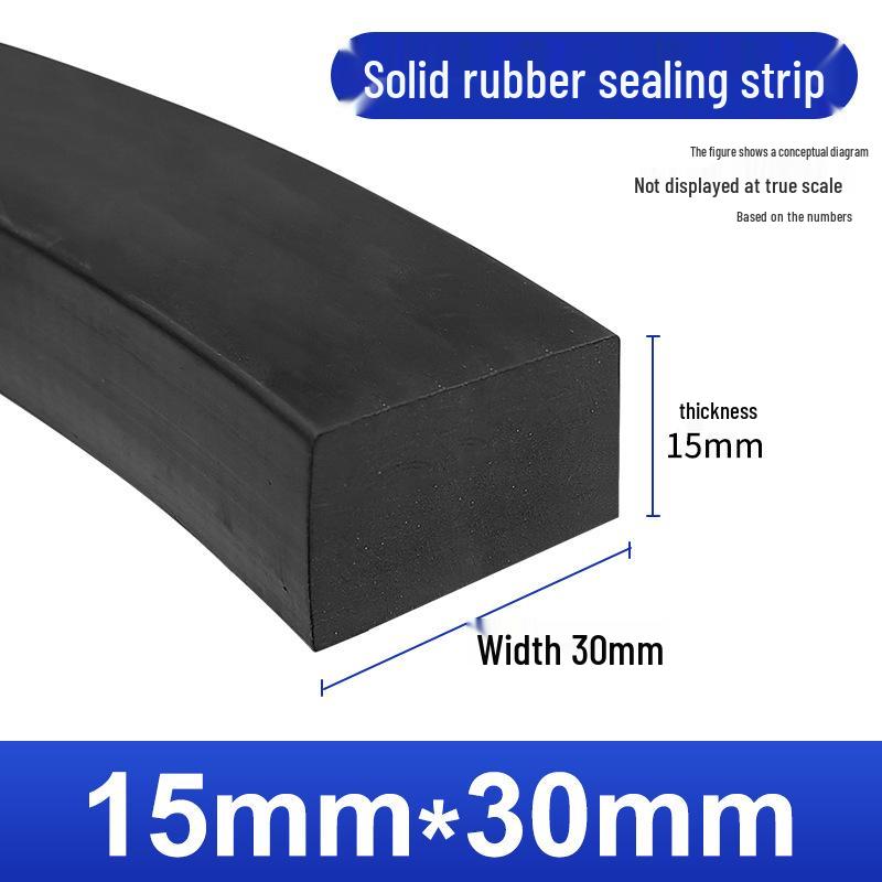 Nitrile Rubber Strip: Oil & Pressure-Resistant Shock Absorbing Glass Pad for Sealing & Joint Support