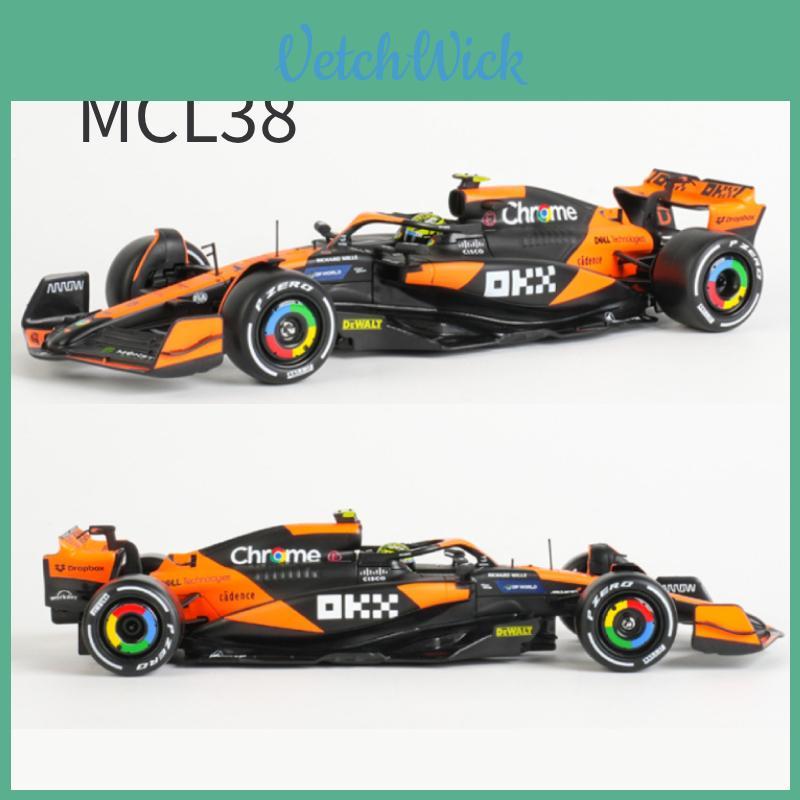 Simulation Alloy Mclaren F1 Mcl38 Monaco Racing Car Model Ornament Children Toy For Motorsport Fans