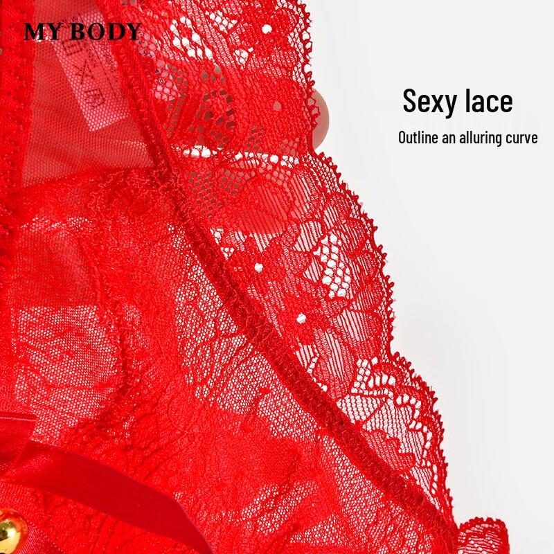 Женские сексуальные стринги с бантиком-бабочкой и открытой промежностью с колокольчиком