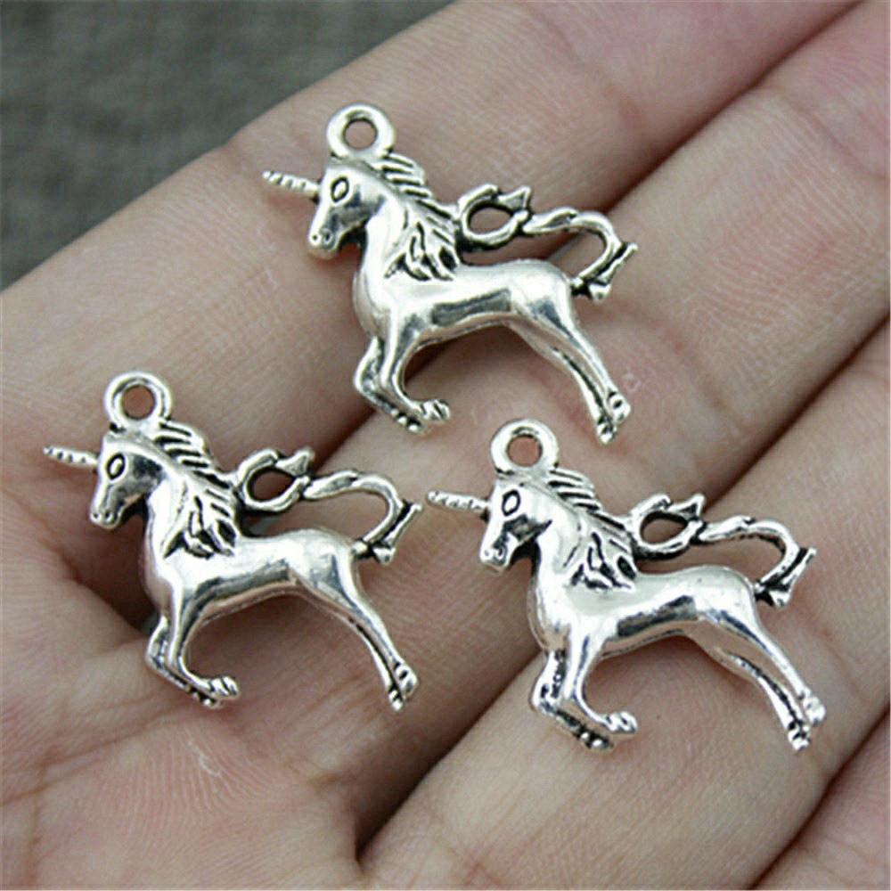Unicorn Charms Pendant Ladies' Jewelry Bulk Vintage Decorations