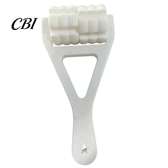Handheld Decompression Tool 3D Printed Massage Roller, Muscle Relaxation with Textured Grip & Stress Relief Massager Pressure-Point Knobs, Portable