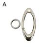 Женский мужской ремень Essential Icon Carabiner Blackout Keychain Carabiner Belt Oval Couple Solid Tact H4V0