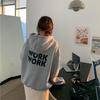 Свободная толстовка с капюшоном с длинным рукавом для женщин, однотонные пуловеры с круглым вырезом