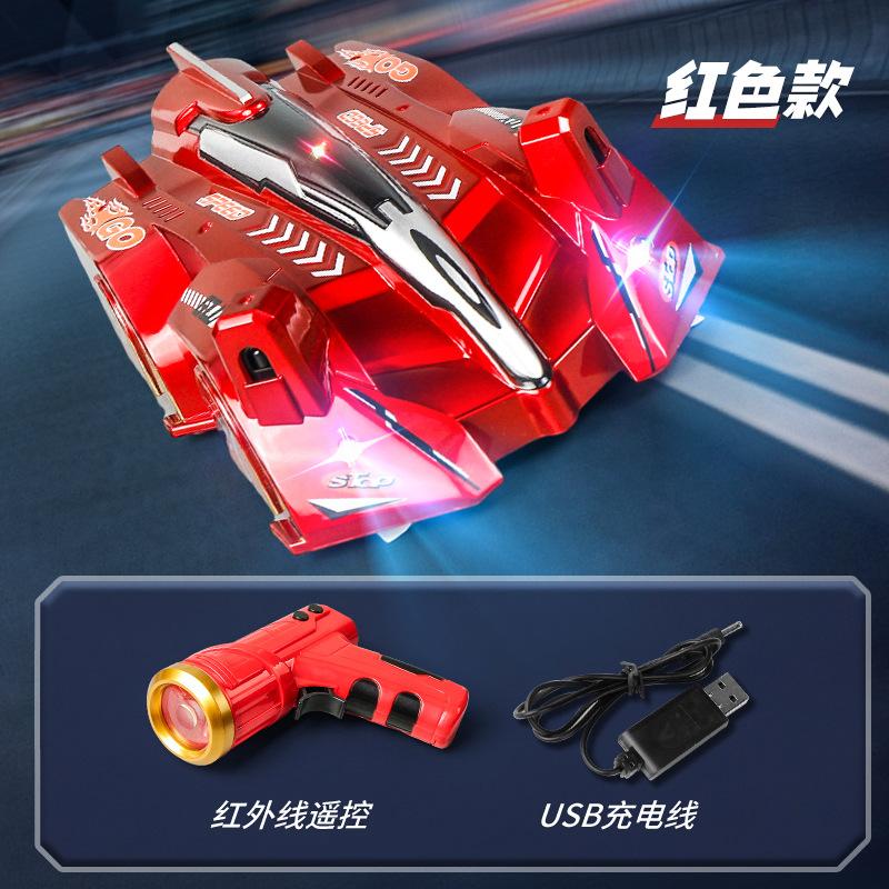 Двухрежимный световой автомобиль для скалолазания по стенам, лазерный автомобиль с дистанционным управлением, трюковая машина, детские игрушки Chenghai