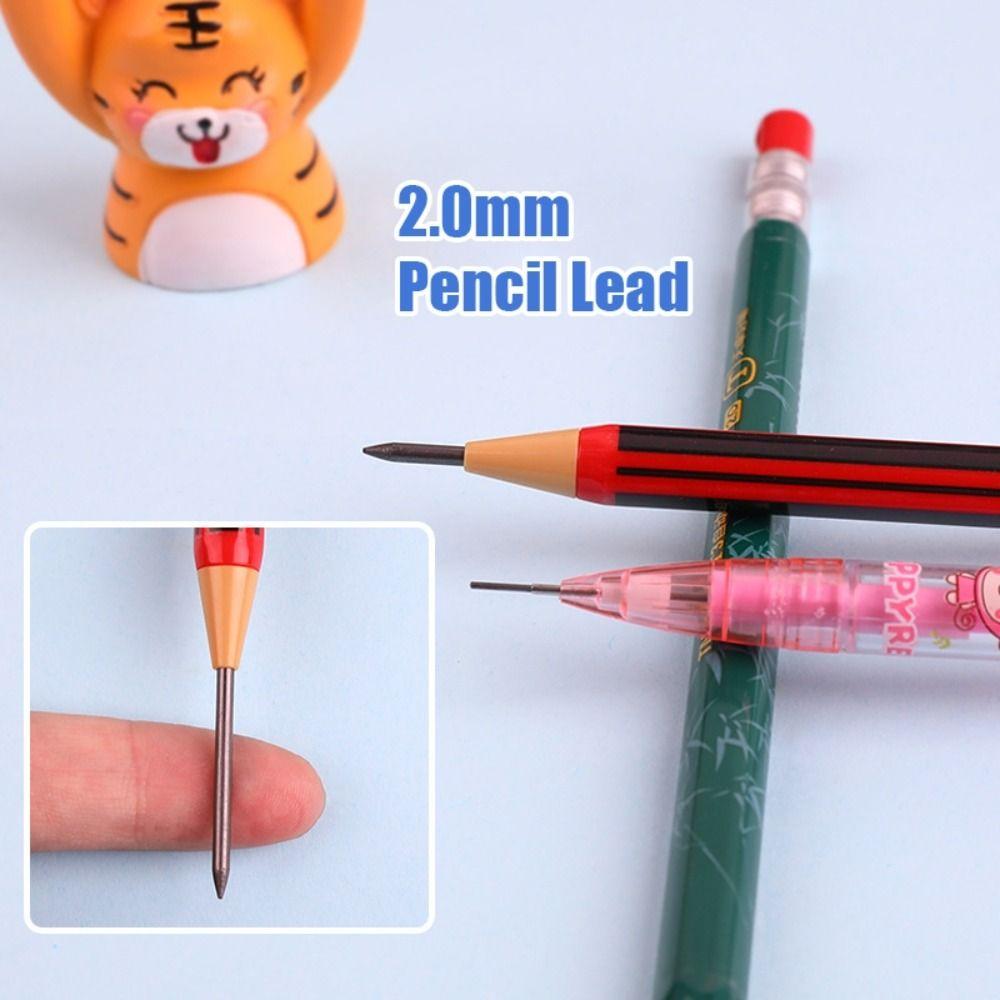2.0MM 2B Automatic Pencil Comes With Sharpener Sketch Pencil Movable Pencil  Sketch Comics Design
