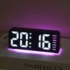 Компактный инновационный светодиодный цифровой будильник с подсветкой, отображением даты, питанием от USB, регулируемой яркостью, плоской формой короны