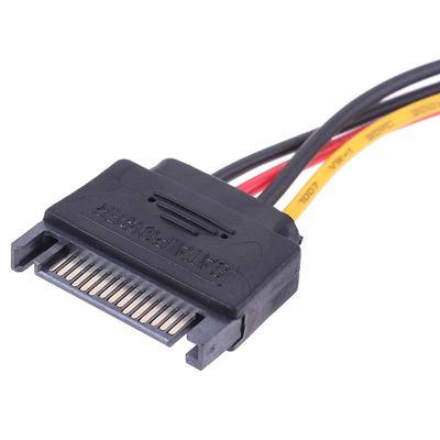 Сата к силовому кабелю Ide 15-контактный разъем Sata к Molex Ide 4-контактный адаптер кабеля с внутренней резьбой