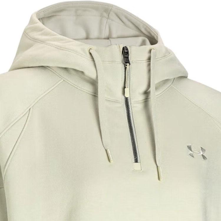 Under Armour Толстовка с капюшоном L4L Elevated Solid Fleece Training, женские толстовки Dusty-Pink Gray 1388057-273