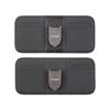 Car Leather Shield-Shaped Double-sided Card Holder Visor Sunglasses Clip For Volvo XC60 C30 T6 S60 C70 XC40 V40 XC70 AWD V90 S90