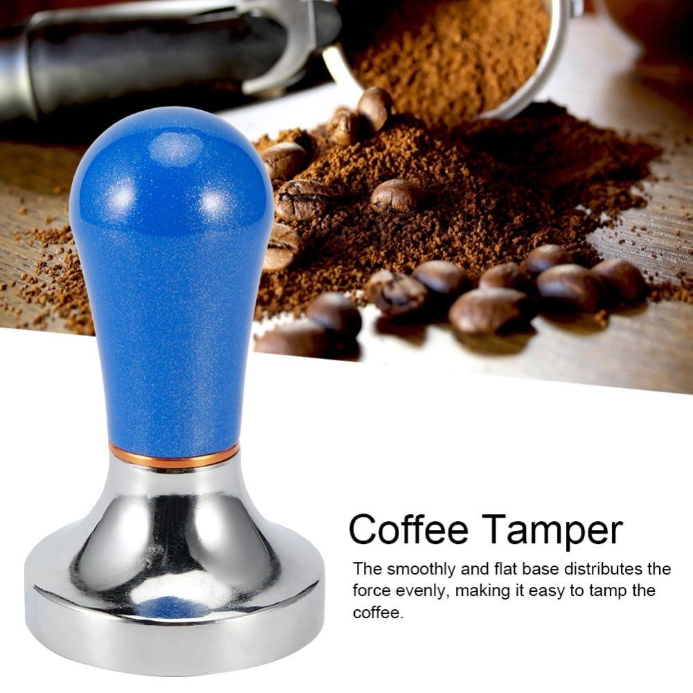 Aluminium Alloy Coffee Tamper Flat Espresso Tamper Coffee Machine Accessory Coffee Bar