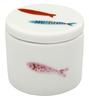 Kyoritsu Toki Arita Ichiho Saigyo Round Condiment X 36168 Ware, Kiln, P, Container, White, 4.8 4.3 Cm,