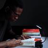 Small Portable Reading Lamp 3 Colors 10 Brightness Flexible Touch Control USB Rechargeable LED Desk Clip Book Light