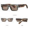 Classic Fashion Rivet Brand Designer Square Sunglasses Women For Men Luxury Vintage Punk Sunglasses Popular Hip Hop Shades UV400