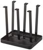 Yamazaki Jitsugyo Glass Stand Tower Slim Black 2848