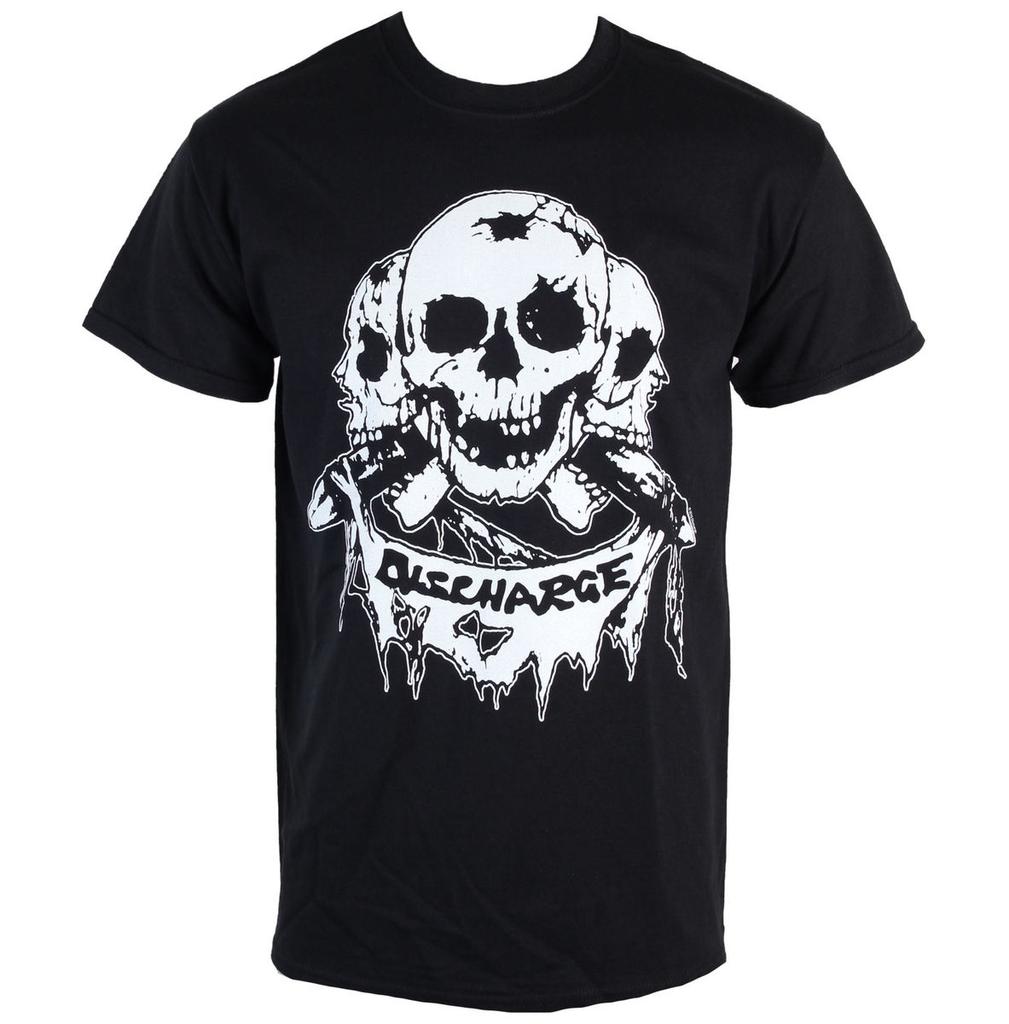 Fit Discharge Graphic Cotton Band Tshirt Unisex Summer Short Sleeve Fashion Brand Tee Luxury Casual Vintage Tees