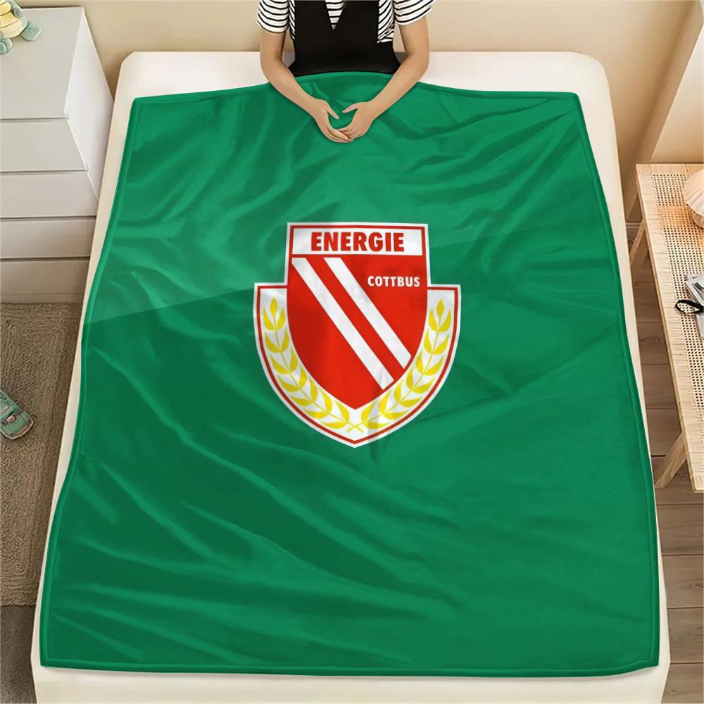 FC Energie Cottbus Flannel Blanket, High quality Comfortable for All Seasons, Home Decor, Warmth and Comfort