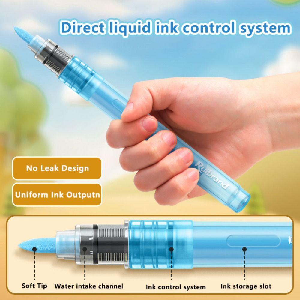 3Pcs Soft Tip Glue Pen No Leak Design Liquid Glue Pen Portable Adhesive Pen School Supplies
