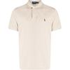 Polo Solid Color Logo Embroidered Short Sleeve Polo Shirt Men Tops Light-Brown 710680784-342