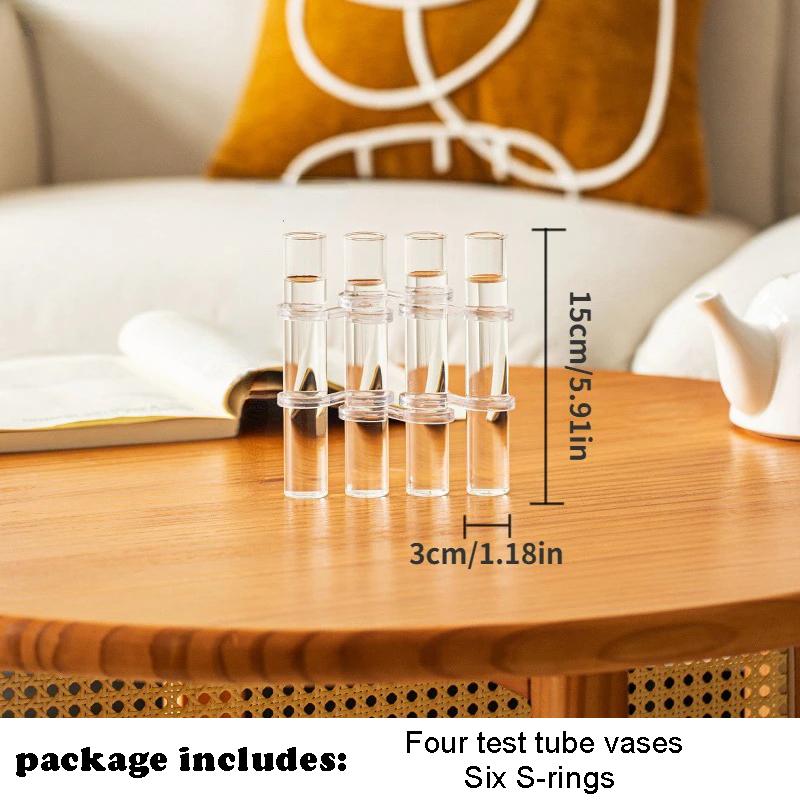 Ваза на петлях, ваза для водных растений, ваза для цветов, прозрачная стеклянная пробирка, подвесной держатель для цветов для домашнего декора