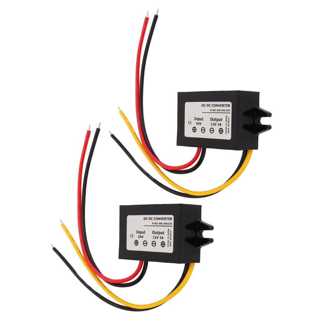 DC To DC Converter 18?40V To 12V 3A 36W IP68 Waterproof Universal Car Buck Regulator Module