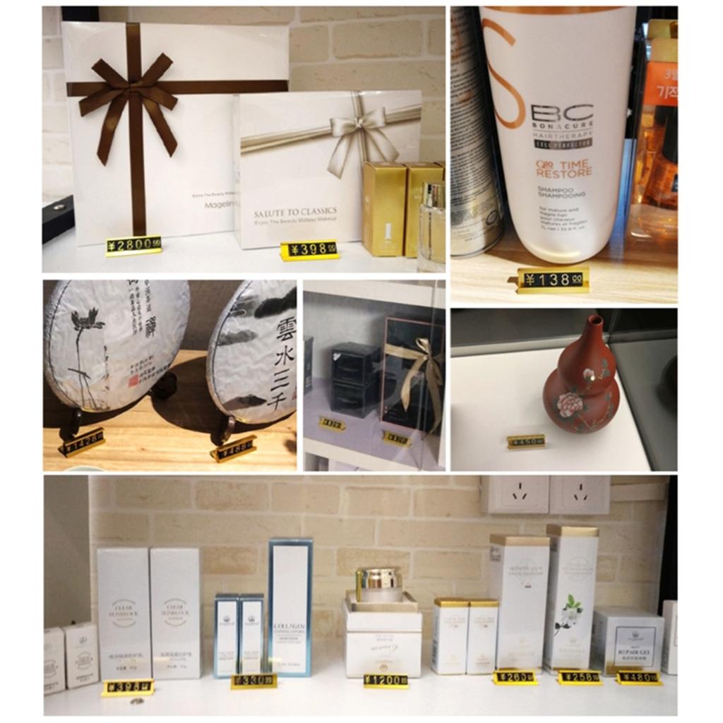 Price Tags Cube Adjustable Assembly Number Angled Pricing Counter Display Stand Pricemarker Labels Price Stickers