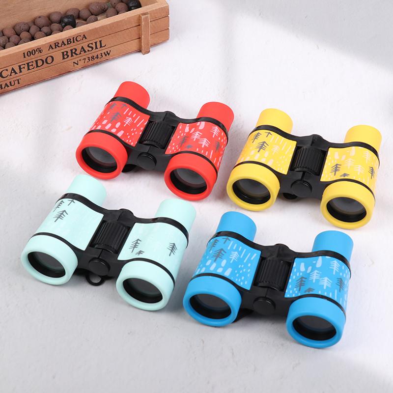 4x30 Telescope Children Outdoor Camping Binocular Telescope With Storage Bag Kids Educational Learning Telescope Birthday Gifts