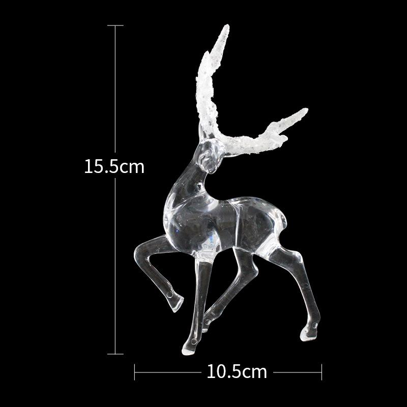 Блестящие топперы для торта с оленями для рождественского и праздничного украшения