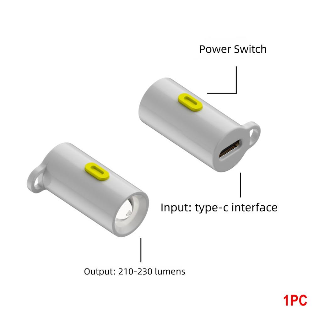 NEW 230 High Lumens Type-C Mini Flashlight Portable Plug and Play LED Flashlight with Lanyard USB C Emergency Lamp Mobile Phone
