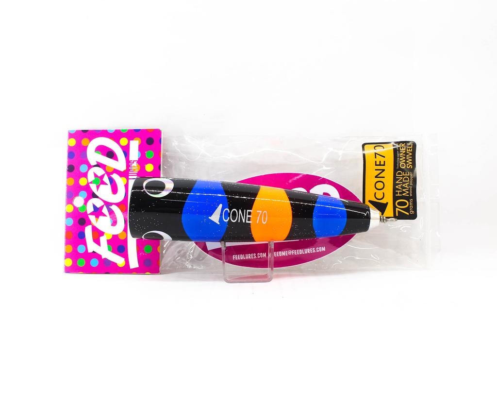 Feed Cone 70 Hand Made Wood Popper Floating Lure 70 grams 75 (5075)