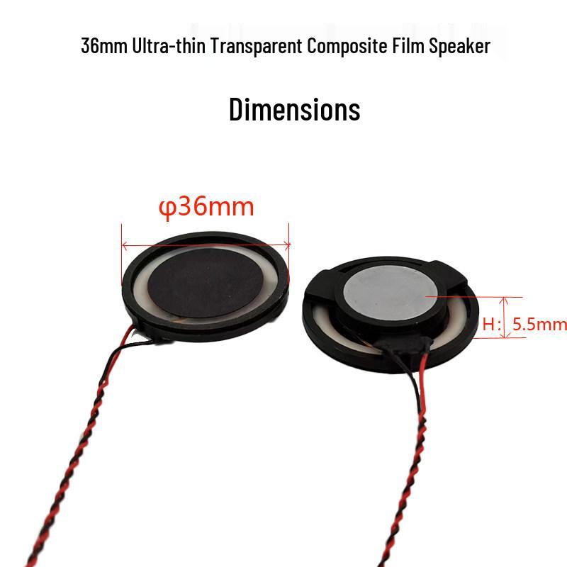 4989 Passive Woofer Board with Baked Black Bass Radiator and Bracket, 49x89mm