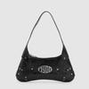 Women's Cool Hollow Shoulder Bag Black Length 26cm Wide 6cm High 14cm