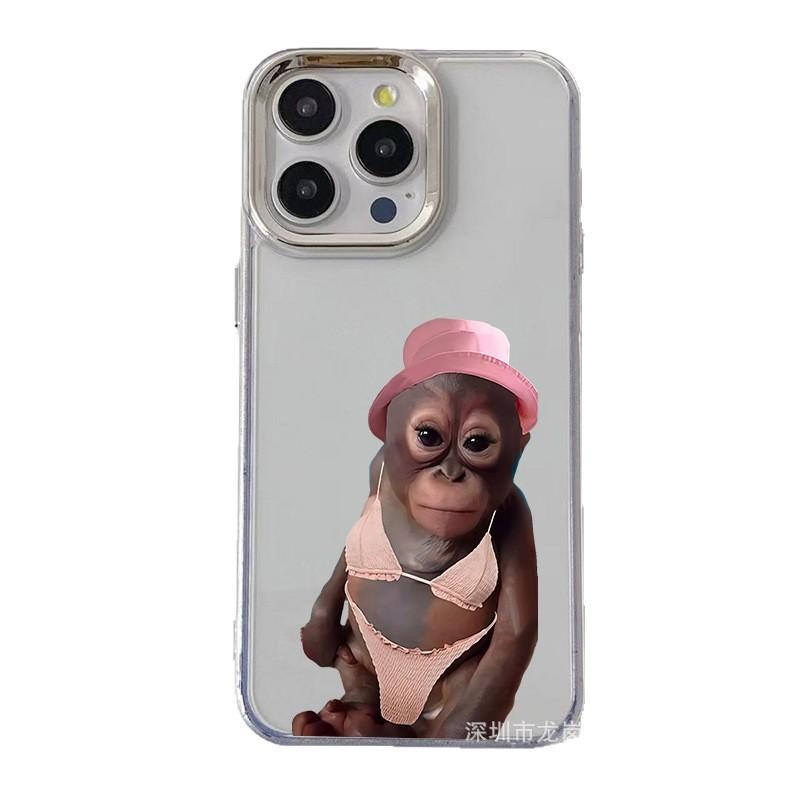 Trend Monkey Чехол для мобильного телефона iPhone15promax Apple 16 гальванизированная фоторамка 14/13 защитный чехол 17