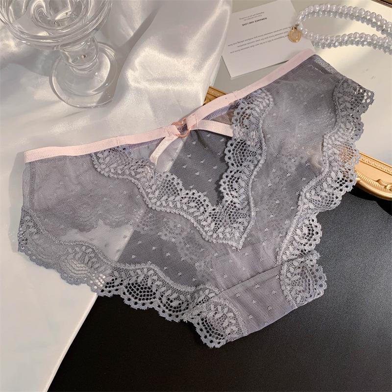 Элегантные кружевные женские бесшовные трусы с низкой посадкой: Дышащий, Тонкий и Стильный