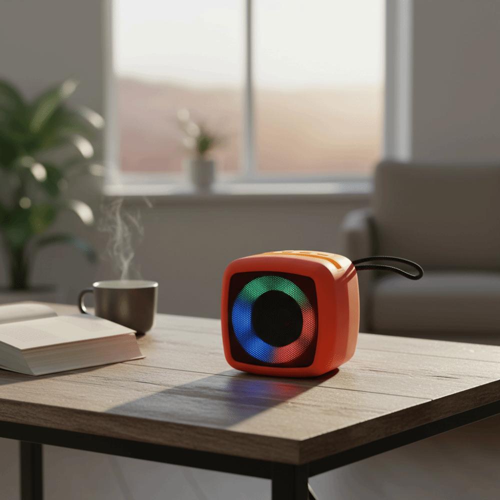 360 Stereo Sound Portable Speaker Rechargeable Battery Wireless Speakers Loudspeaker Outdoor Use