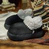 2025 New Winter Warm Platform Shoes Woman Indoor Fluffy Slippers Soft Faux Fur Anti-slip Thick Sole Female Home Floor Snow Boots